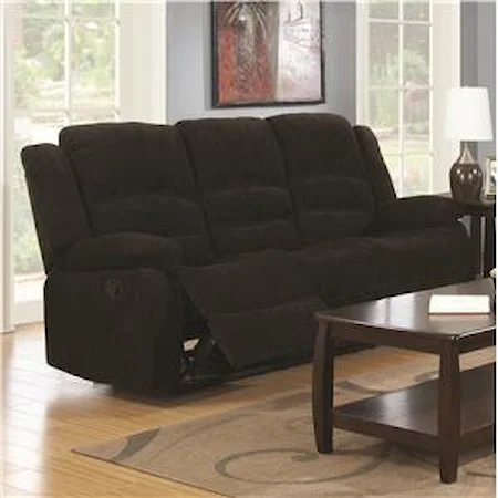 Casual Reclining Sofa